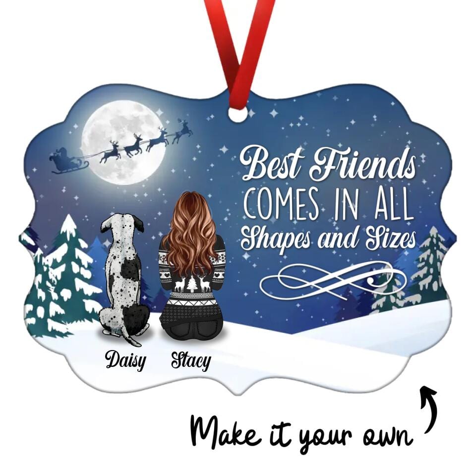 Best Friends Shapes and Sizes Ornament product thumbnail