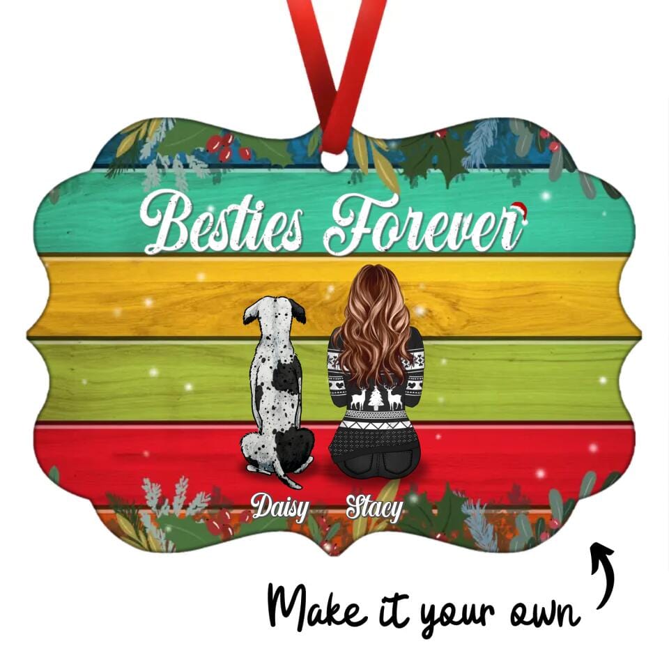 Besties Forever Pet Ornament product thumbnail