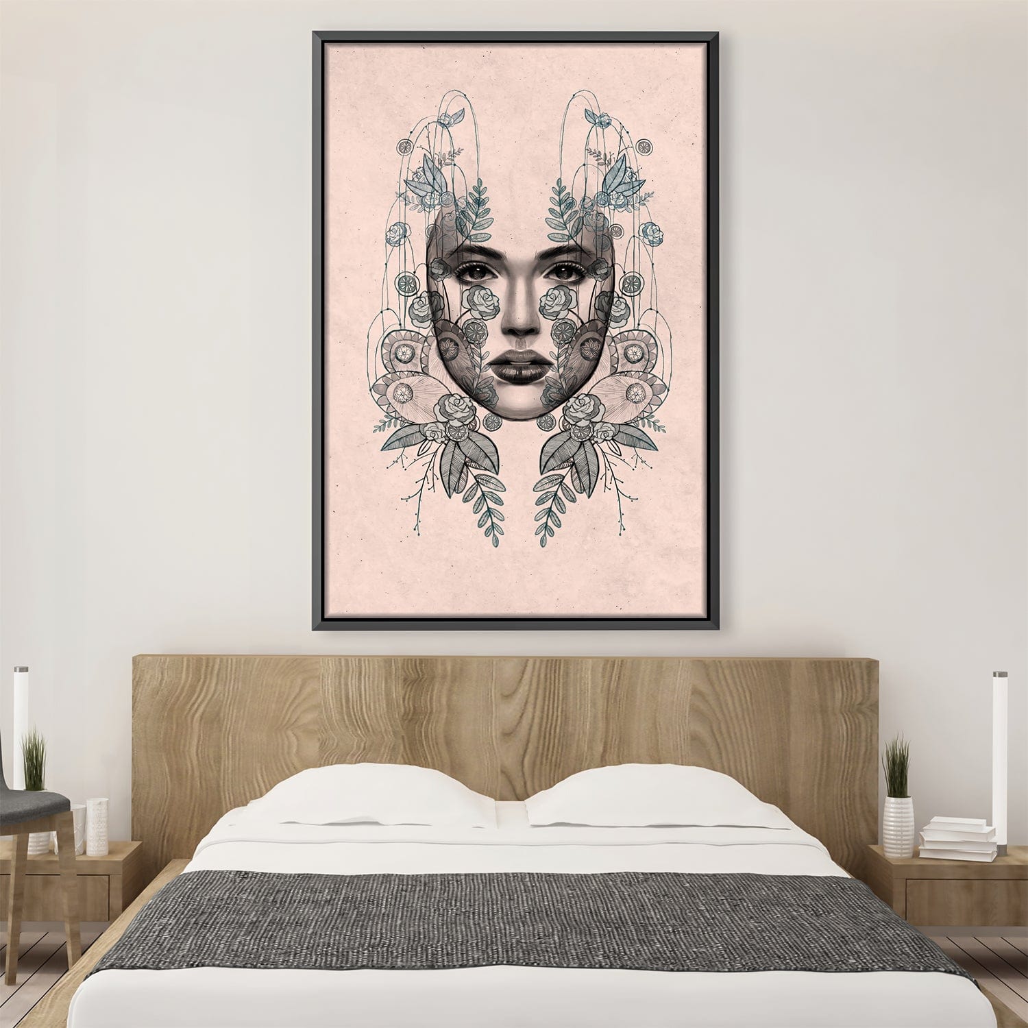 Bestowed Glance Canvas Art Clock Canvas