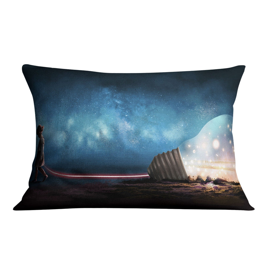 Big Ideas Cushion Cushion 48 x 33cm Clock Canvas