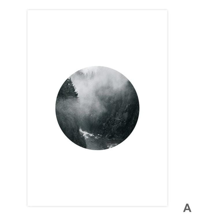 Biggest Step Canvas Art A / 40 x 50cm / No Board - Canvas Print Only Clock Canvas