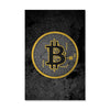 Bitcoin Canvas Art Clock Canvas