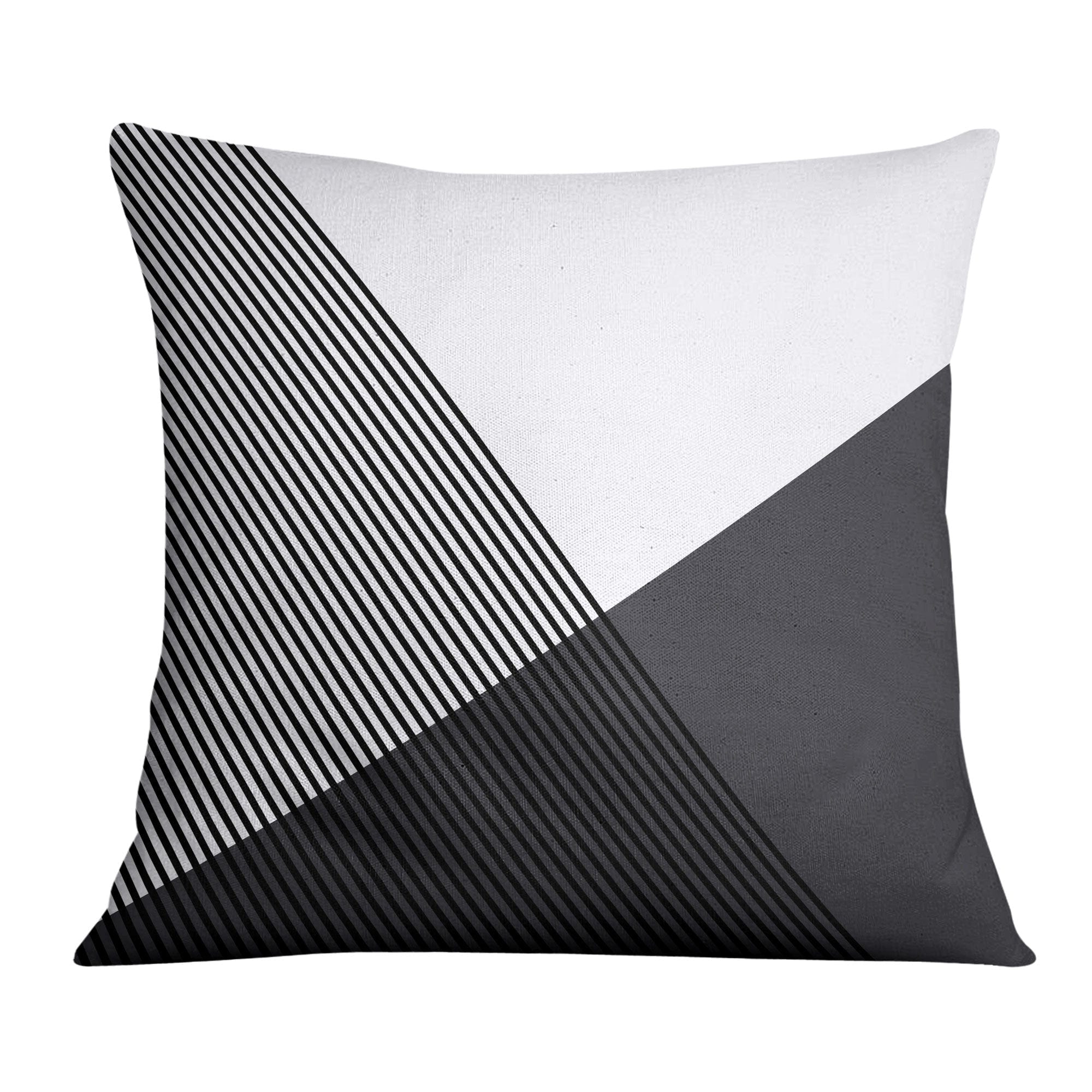 Black and White Triangles Cushion product thumbnail