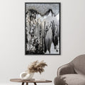 Black Fizz II Canvas Art 30 x 45cm / Unframed Canvas Print Clock Canvas