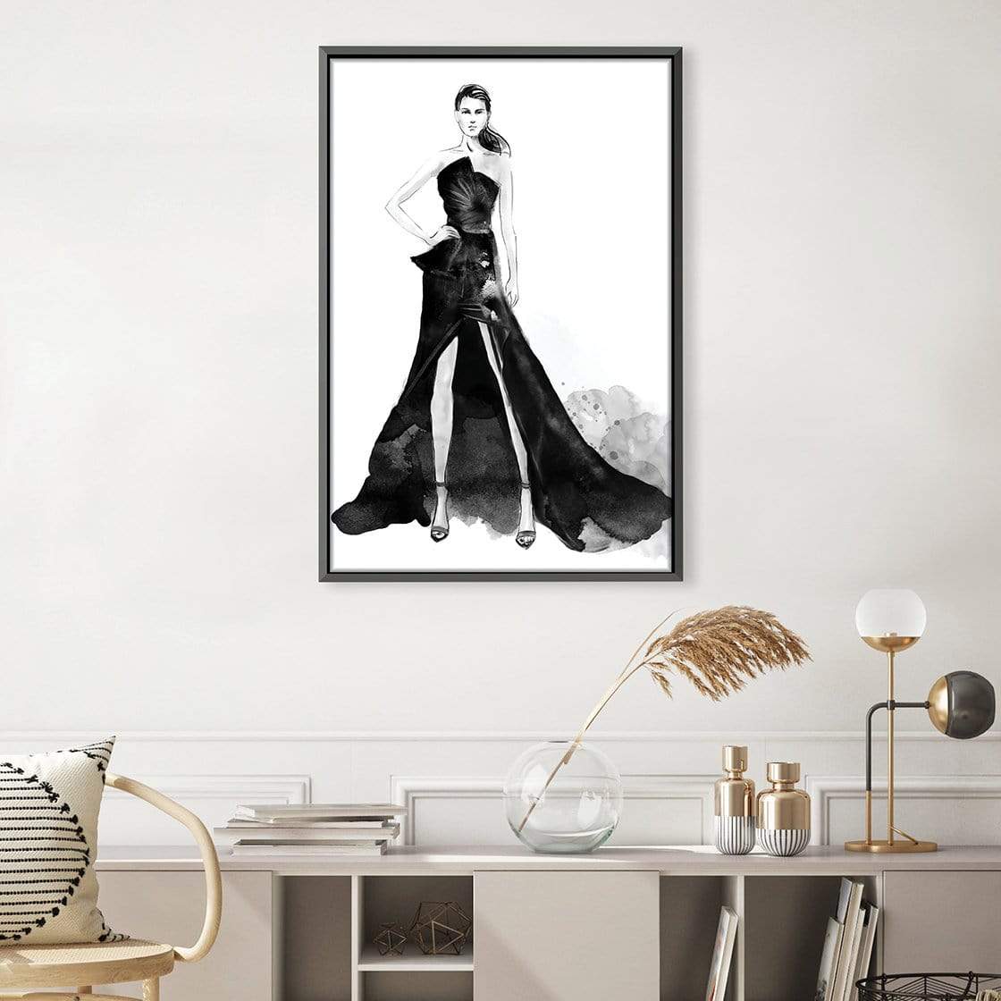 Black Gown Canvas product thumbnail