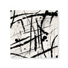 Black Ink Canvas Art Clock Canvas