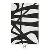 Black Strokes Canvas Art Clock Canvas