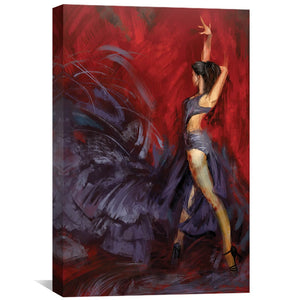 Black Swan Canvas Art 30 x 45cm / Unframed Canvas Print Clock Canvas