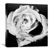 Blanc Bloom Canvas Art 30 x 30cm / Unframed Canvas Print Clock Canvas