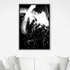 Blanc Paint Canvas Art Clock Canvas