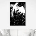Blanc Paint Canvas Art Clock Canvas