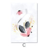 Blooming Abstract Canvas Art C / 40 x 50cm / Unframed Canvas Print Clock Canvas