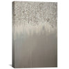 Blue and Silver Shimmer Canvas Art Clock Canvas