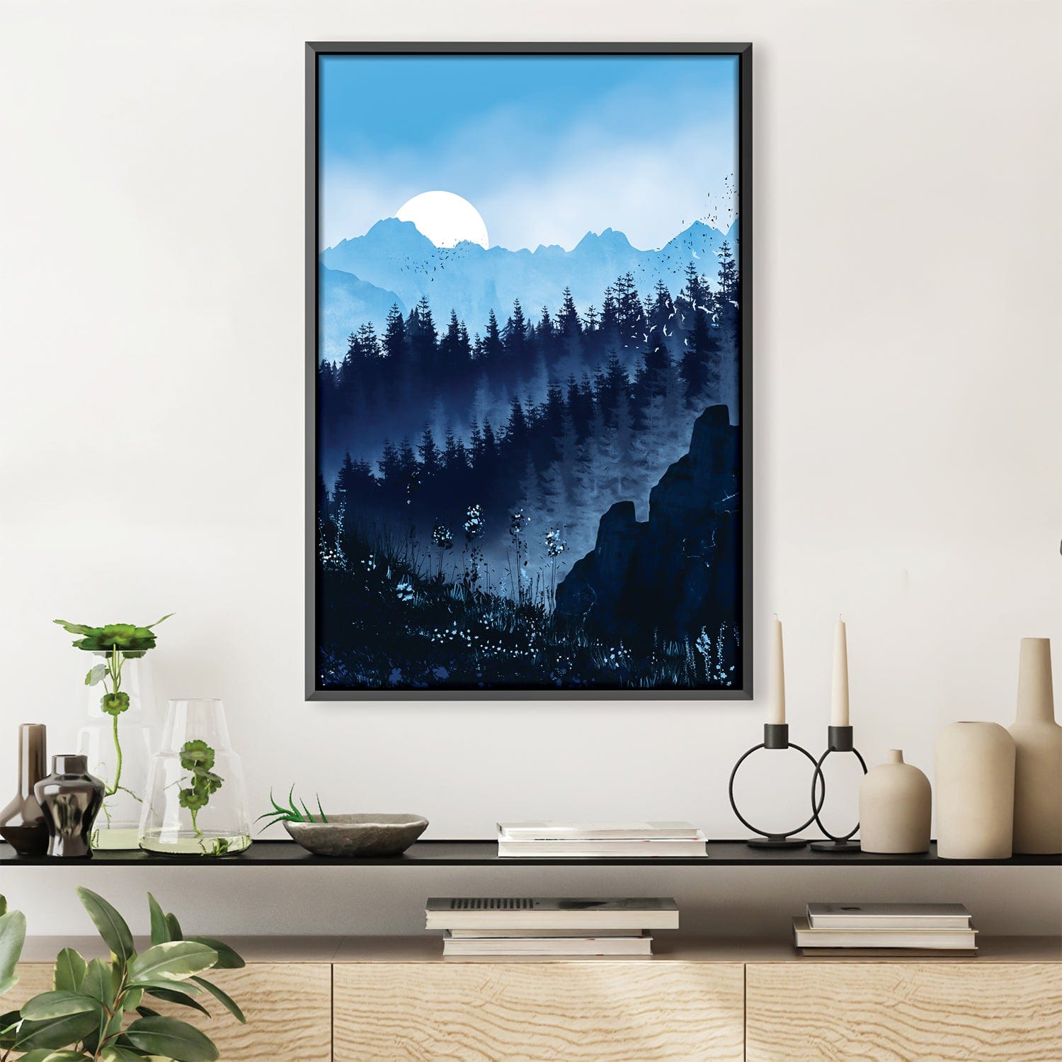 Blue Calm Forest Canvas product thumbnail