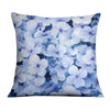 Blue Flowers Cushion Cushion Cushion Square Clock Canvas
