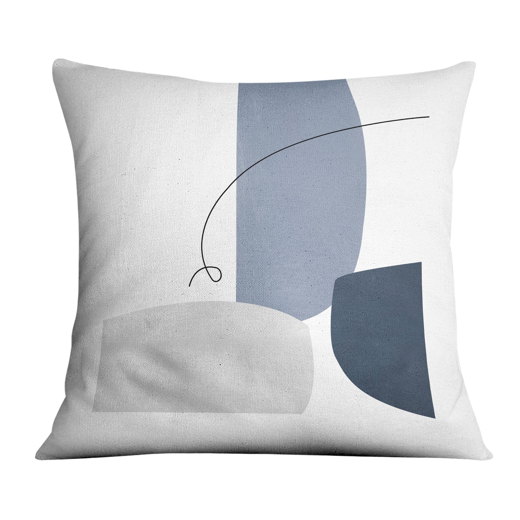 Blue Gray Abstract C Cushion product thumbnail