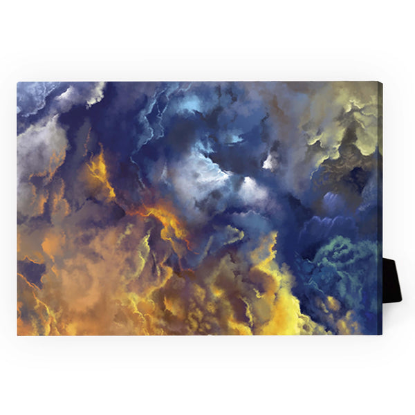 Blue Heaven Desktop Canvas Desktop Canvas 13 x 18cm Clock Canvas
