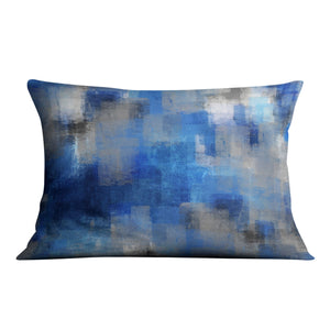 Blue Layers Cushion Cushion Cushion Landscape Clock Canvas