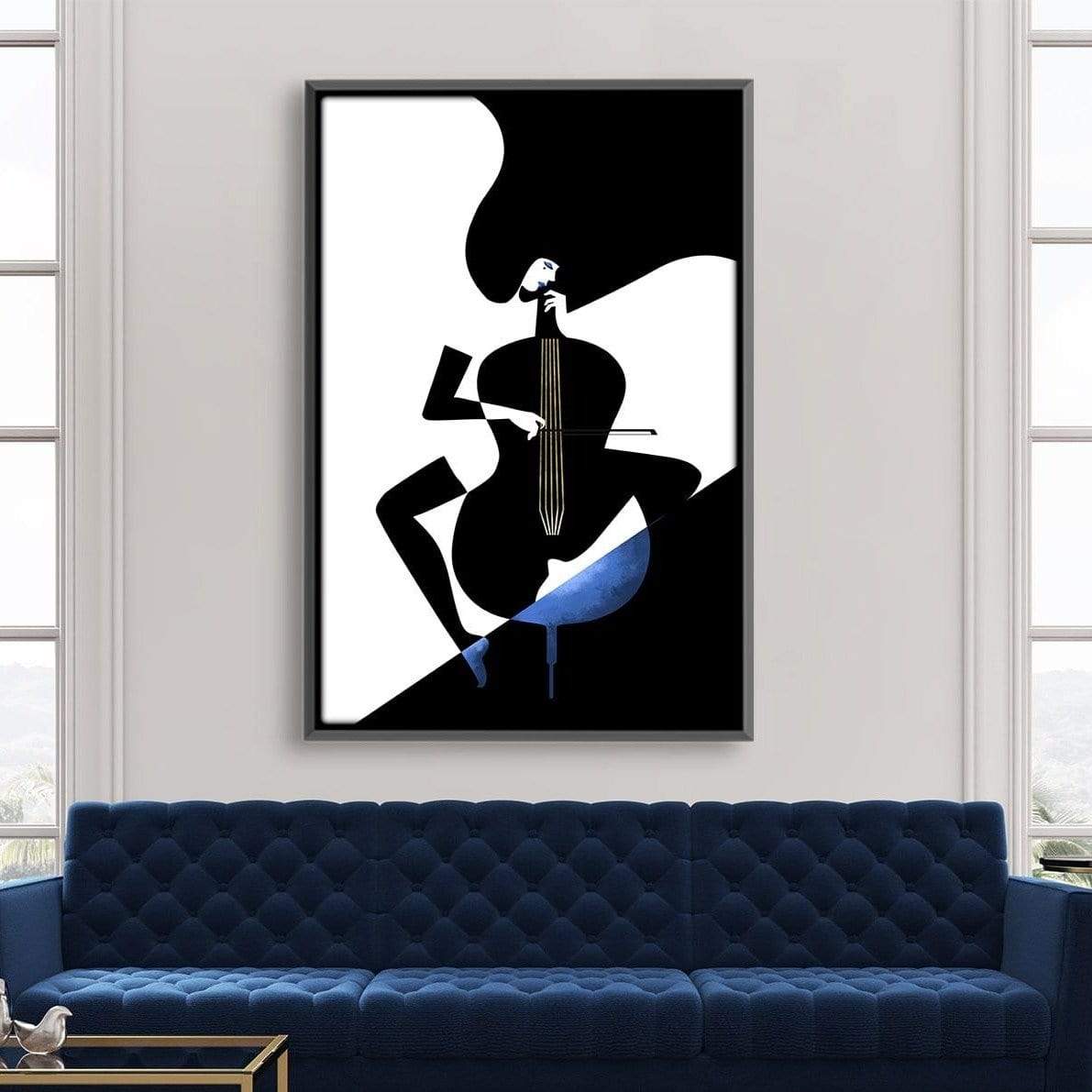 Blue Musician Canvas product thumbnail