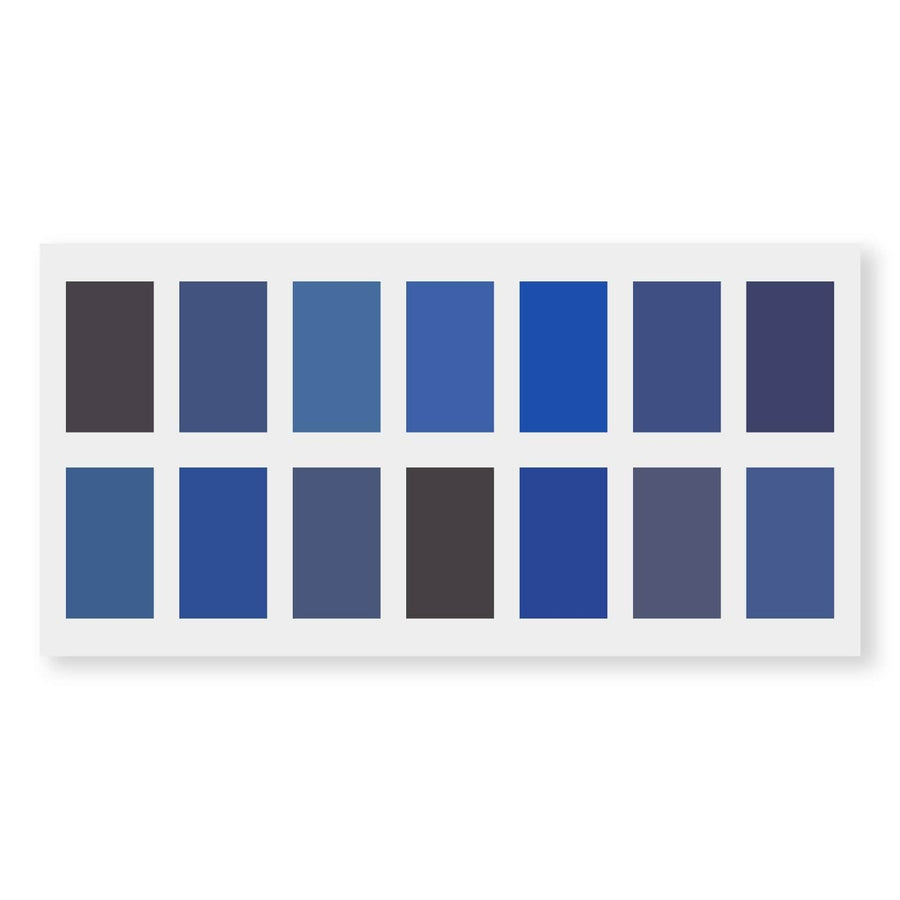 Blue Shades Canvas Art Clock Canvas