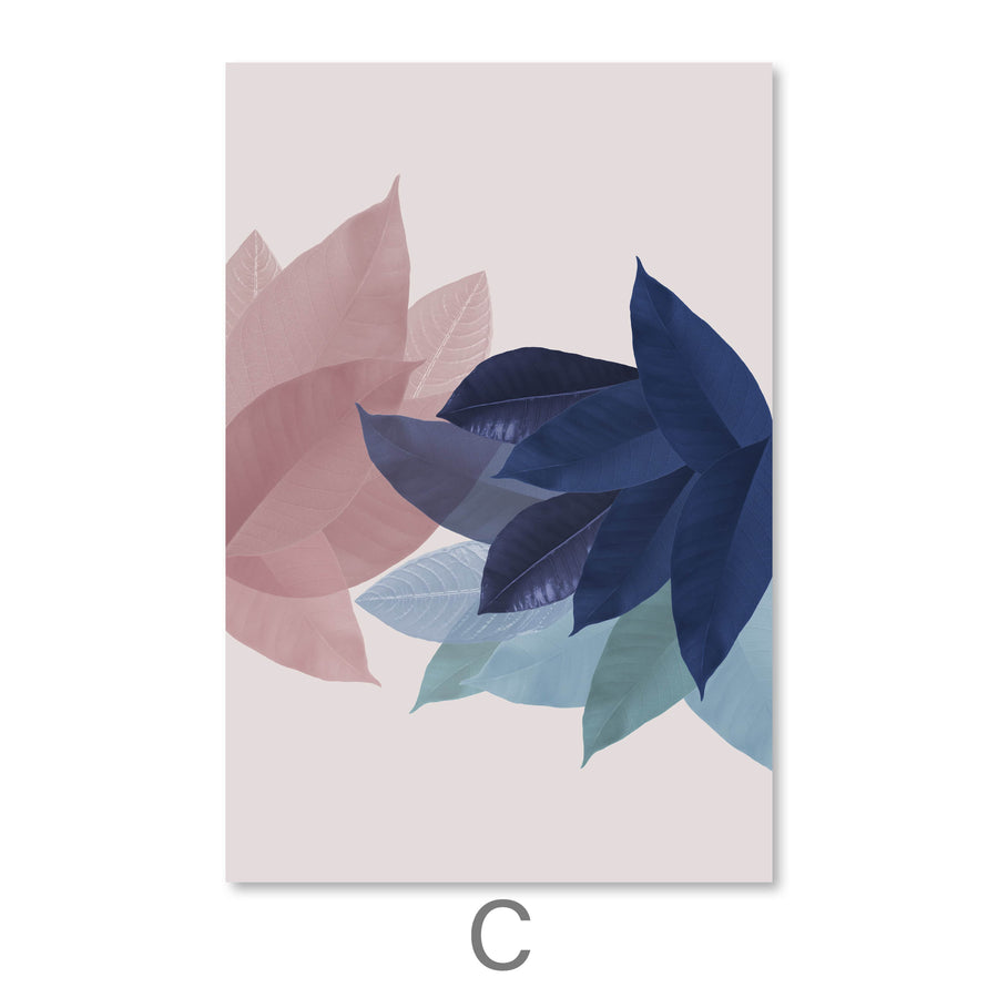 Blush Water Canvas Art C / 40 x 50cm / No Board - Canvas Print Only Clock Canvas