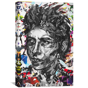 Bob Dylan Canvas Art Clock Canvas