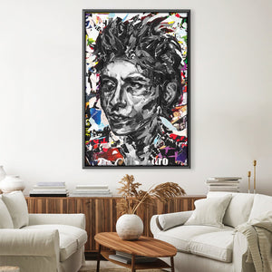 Bob Dylan Canvas Art 30 x 45cm / Unframed Canvas Print Clock Canvas