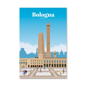 Bologna Canvas - Studio 324 Art Clock Canvas