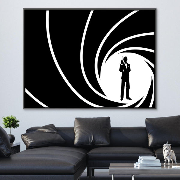 Bond Canvas Art Clock Canvas