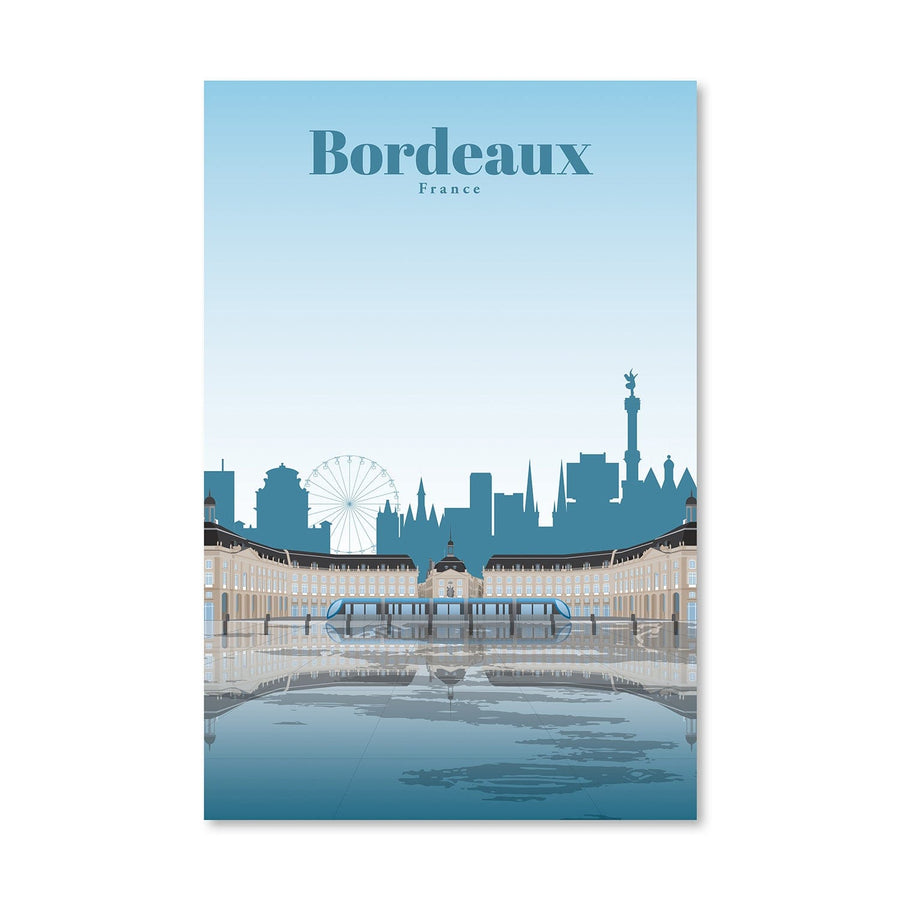 Bordeaux Canvas - Studio 324 Art Clock Canvas
