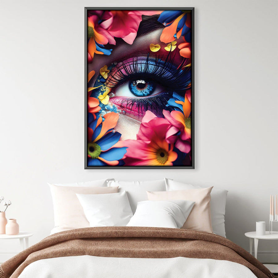 Bouquet Vision Canvas Art Clock Canvas