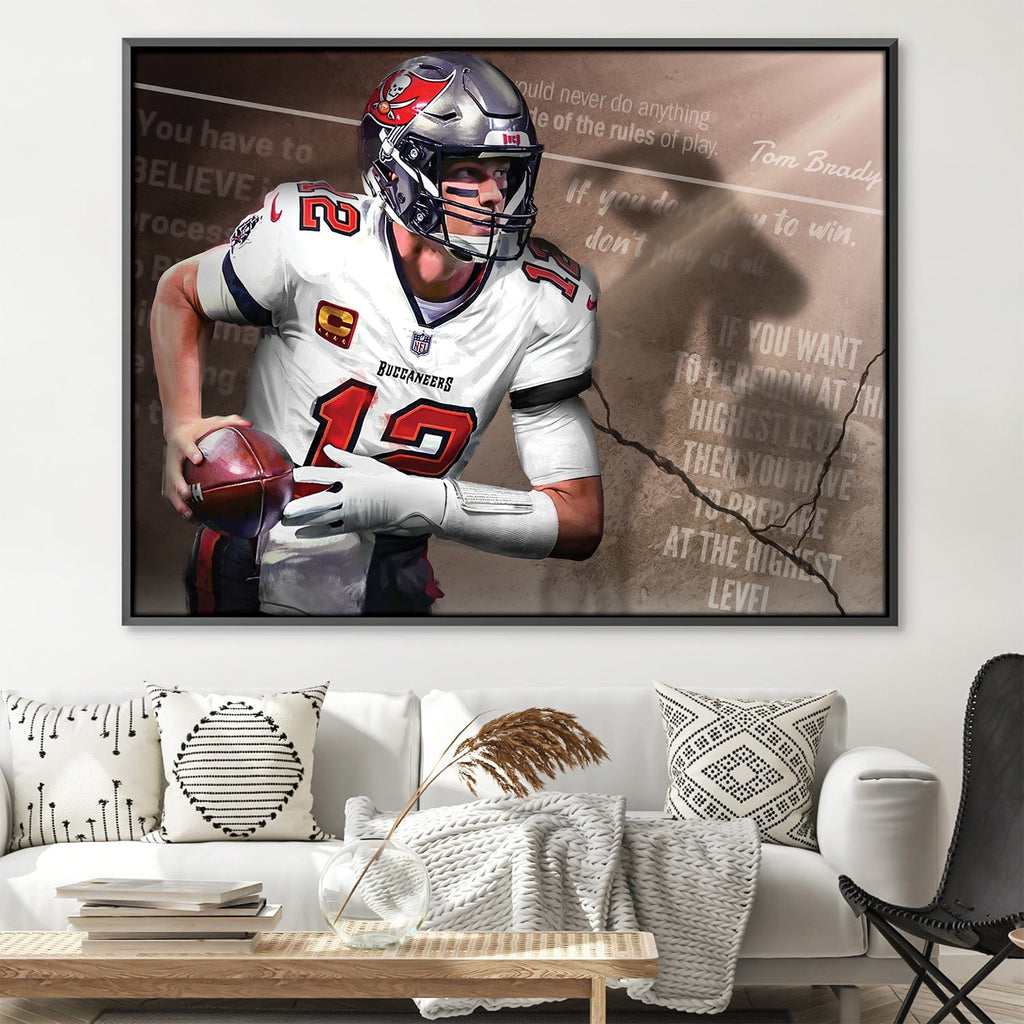 Brady Goat Shadow Canvas – ClockCanvas