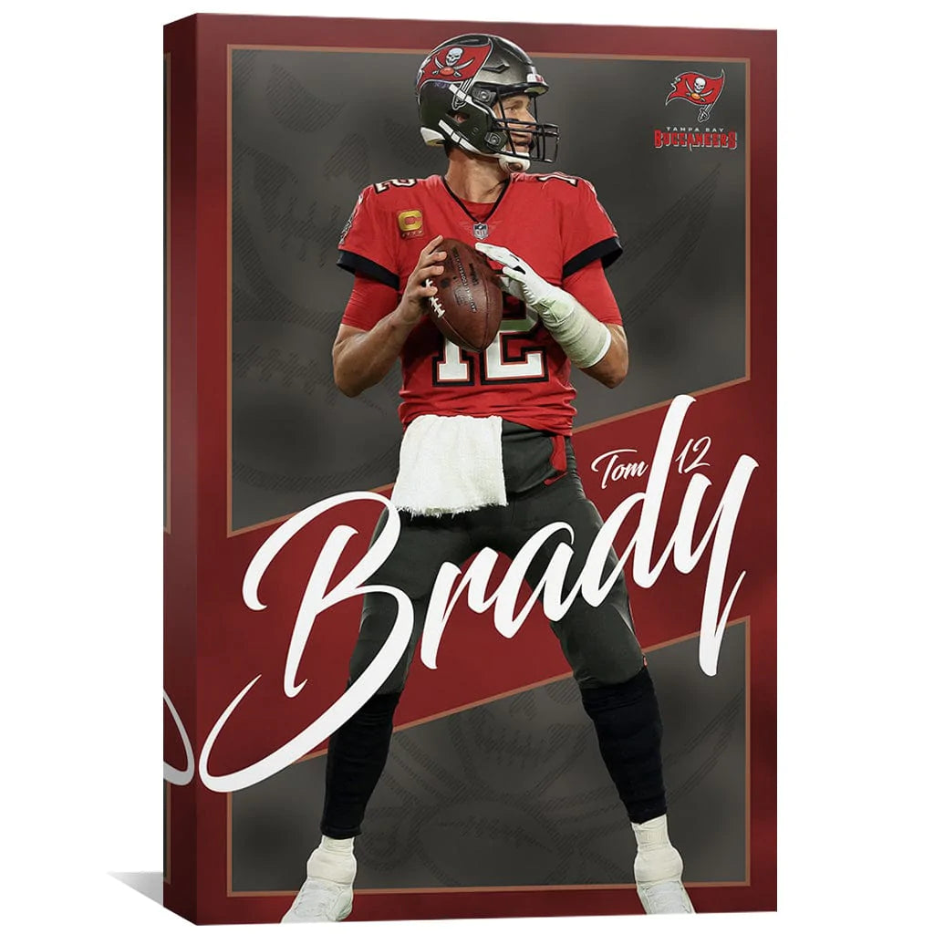 : Tom Brady Bucs Poster or Canvas (Poster, 24x36