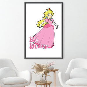 Brave Princess Canvas Art Clock Canvas