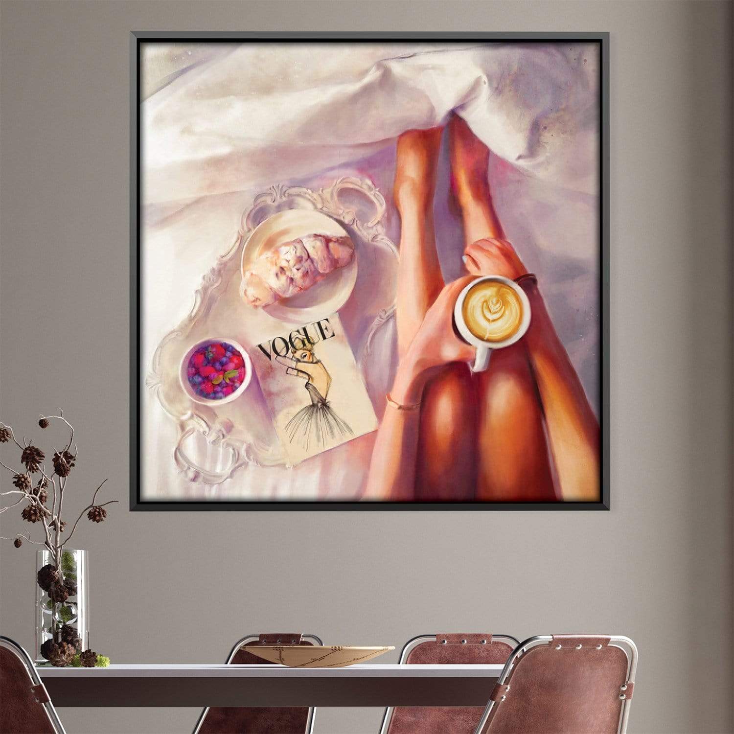 Breakfast in Bed Canvas product thumbnail