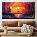Bridge Light and Love Canvas Art Clock Canvas