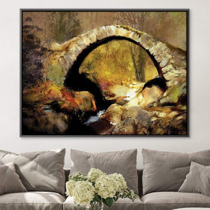Bridge of Nature Canvas Art Clock Canvas
