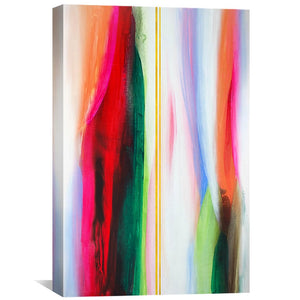 Brilliant Spectrum Canvas Art 30 x 45cm / Unframed Canvas Print Clock Canvas