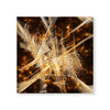 Bronze Tone Divide Canvas Art Clock Canvas