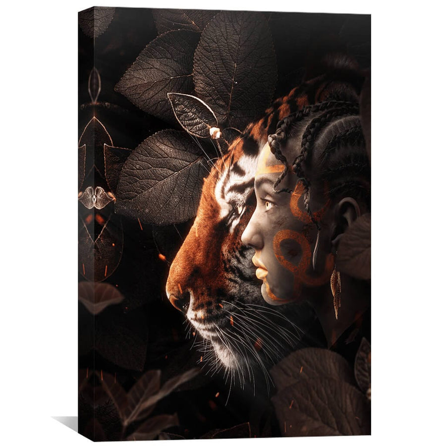 Brother and Sister Canvas Art 30 x 45cm / Unframed Canvas Print Clock Canvas