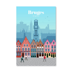 Bruges Canvas - Studio 324 Art Clock Canvas
