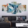 Brush of the Artist Canvas - 5 Panel Art 5 Panel / Large / Standard Gallery Wrap Clock Canvas
