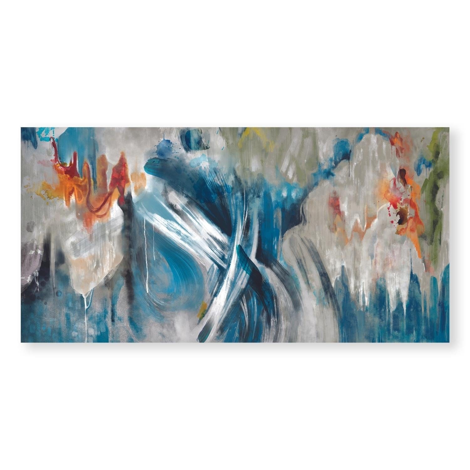 Brush of the Artist Canvas Art Clock Canvas
