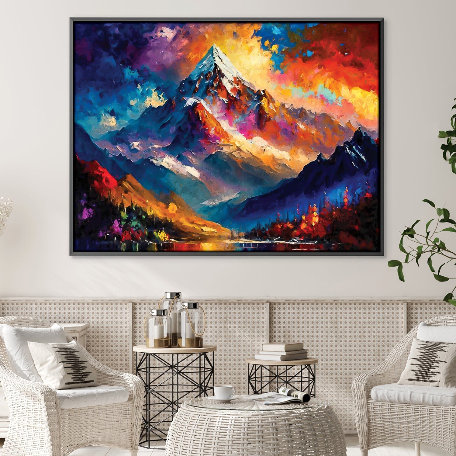 Brush Stroke Mountain Canvas product thumbnail