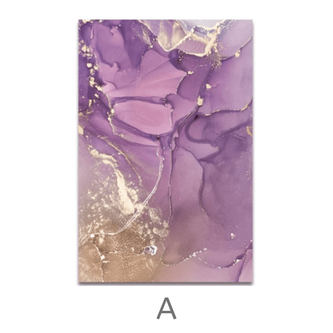 Brushed Petal Canvas Art A / 40 x 60cm / Unframed Canvas Print Clock Canvas