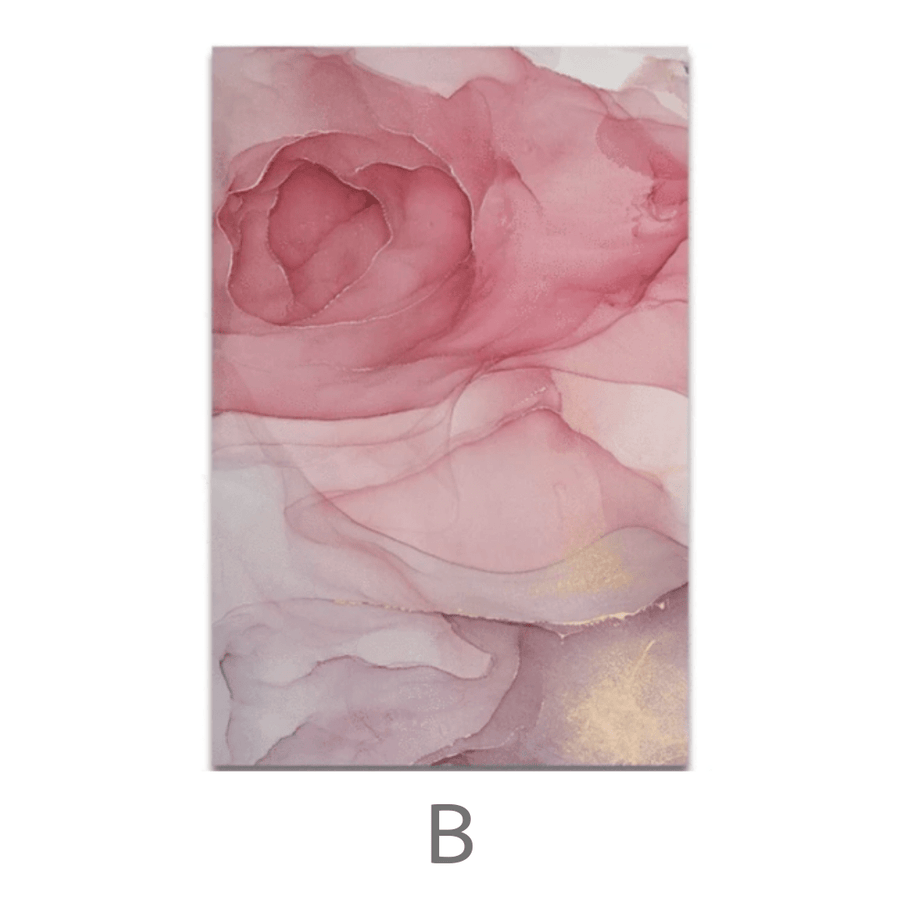 Brushed Petal Canvas Art B / 40 x 60cm / Unframed Canvas Print Clock Canvas