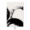 Brushed Waves Canvas Art C / 40 x 50cm / No Board - Canvas Print Only Clock Canvas