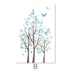 Bubble Trees Canvas Art B / 30 x 45cm / Unframed Canvas Print Clock Canvas