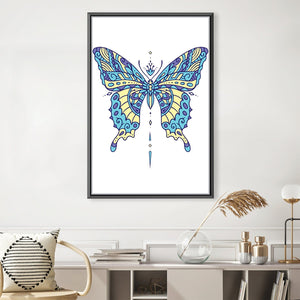 Butterfly 1 Canvas Art 30 x 45cm / Unframed Canvas Print Clock Canvas