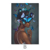 Butterfly Elegance Canvas Art B / 30 x 45cm / Unframed Canvas Print Clock Canvas